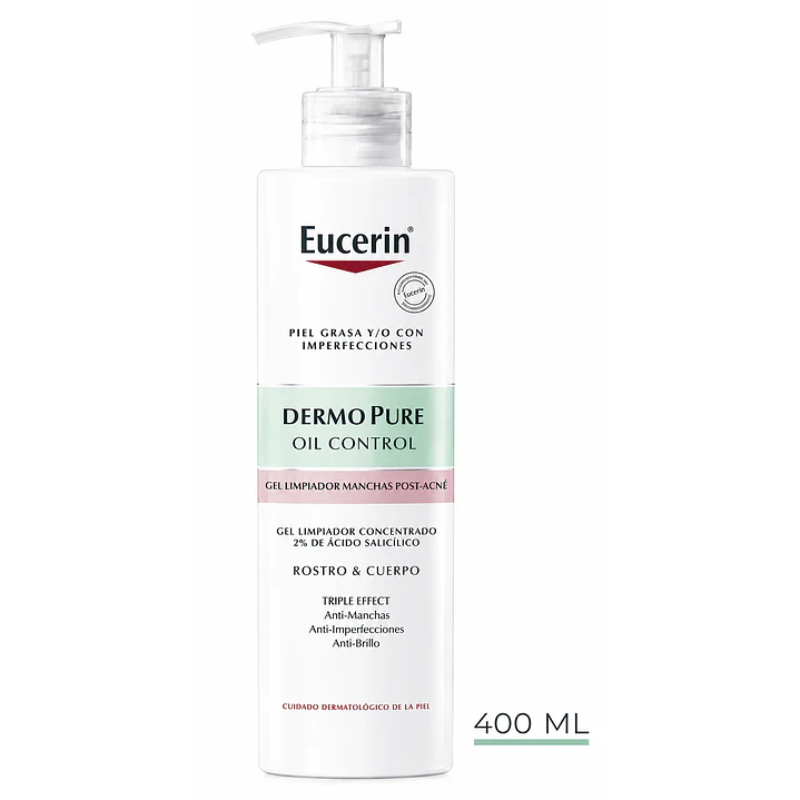 Eucerin Gel Limpiador Dermopure Oil Control 400 Ml 1