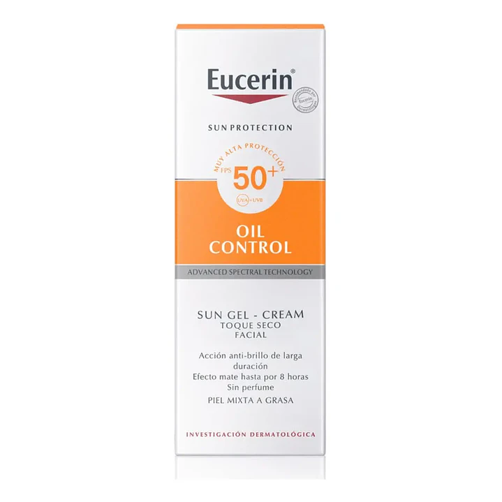 Eucerin Protector Solar Facial  Gel Crema Oil Control 50 Ml 3