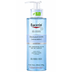 Eucerin Dermatoclean Gel Limpiador Facial 200 Ml