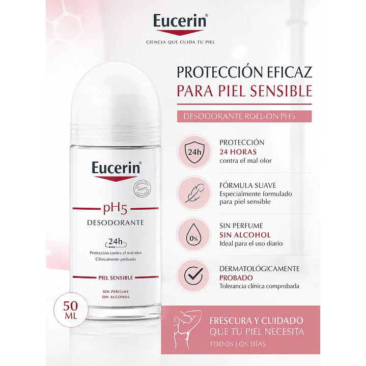 Eucerin pH5 Desodorante Roll-On 50 Ml 2