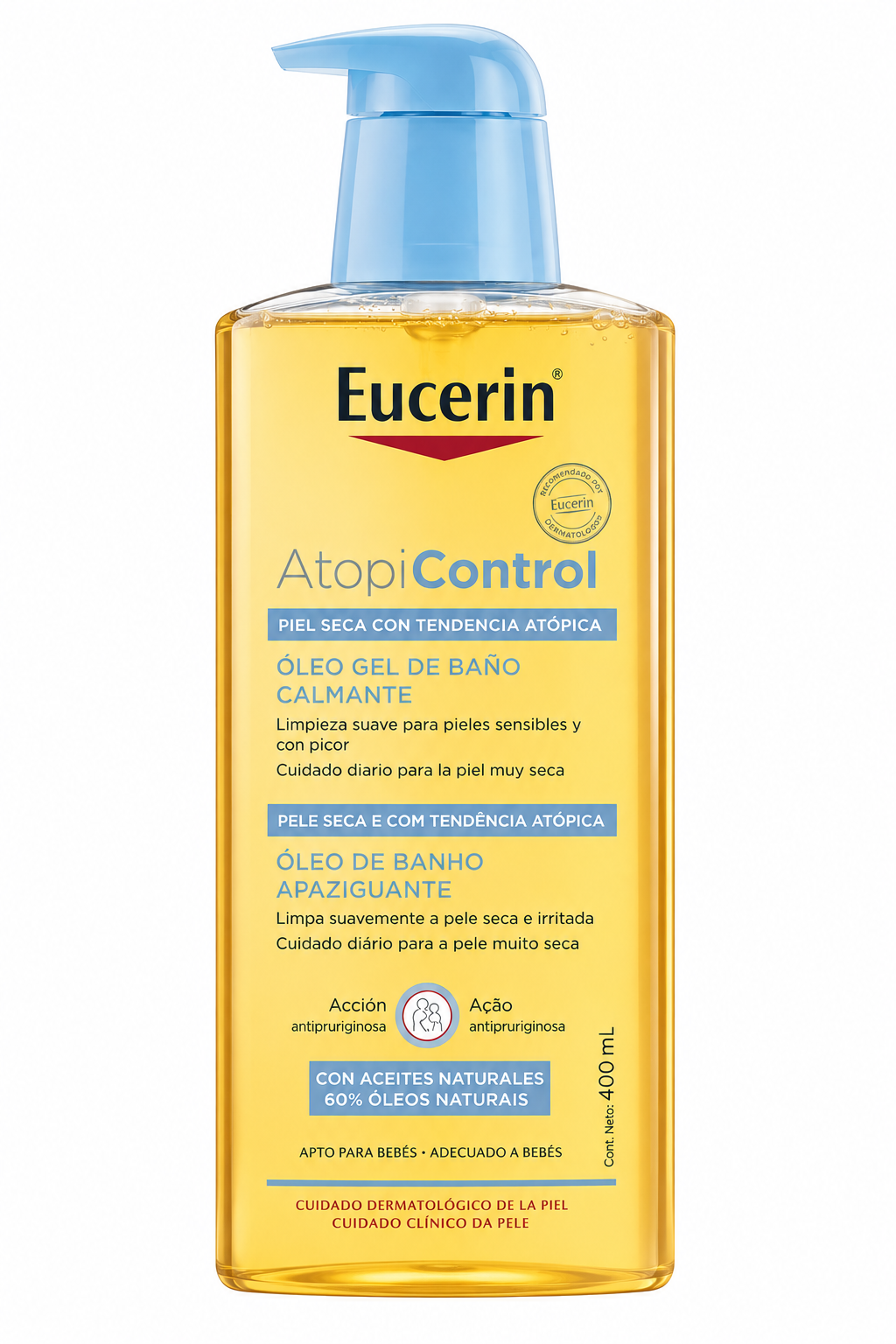 Eucerin AtopiControl Óleo Gel de Baño 400 Ml