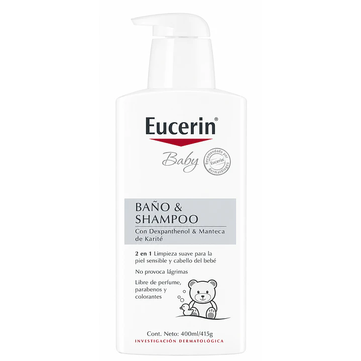 Eucerin Baby Baño & Shampoo 400 Ml 1