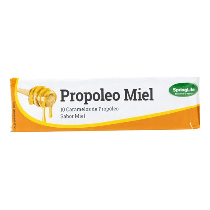Propoleo Miel Caramelo Springlife Caja X20 3