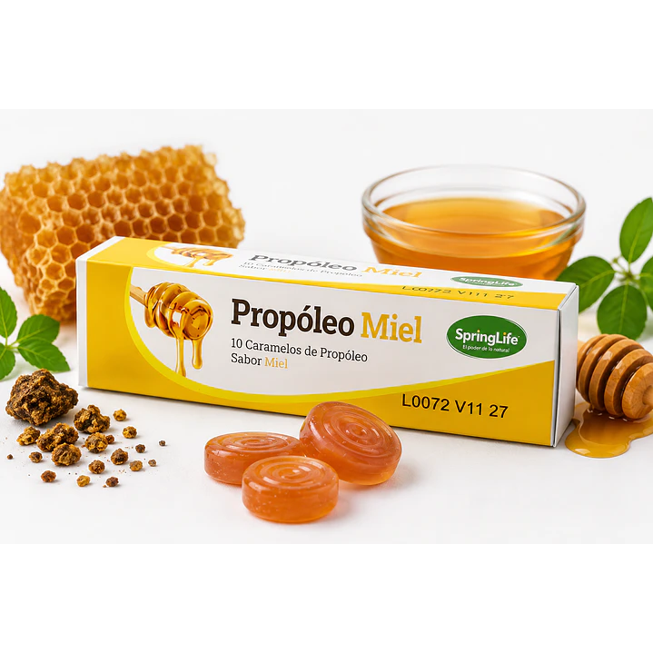 Propoleo Miel Caramelo Springlife Caja X20 8