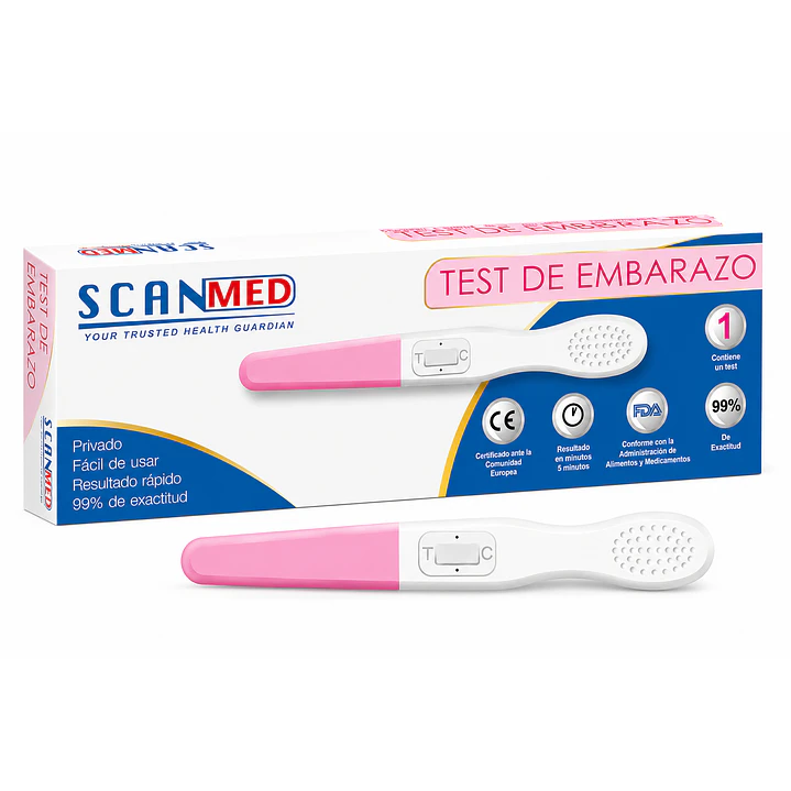 Test Rapido De Embarazo Scanmed Lapiz 99% Exactitud  2