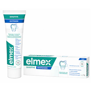 Crema Dental Sin Gluten Elmex Sensitive Whitening 110 G