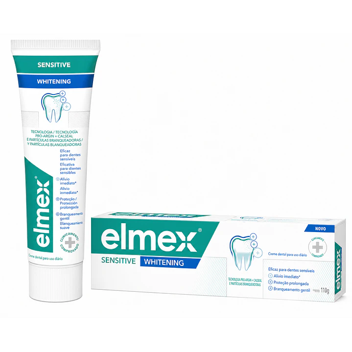 Crema Dental Sin Gluten Elmex Sensitive Whitening 110 G 1