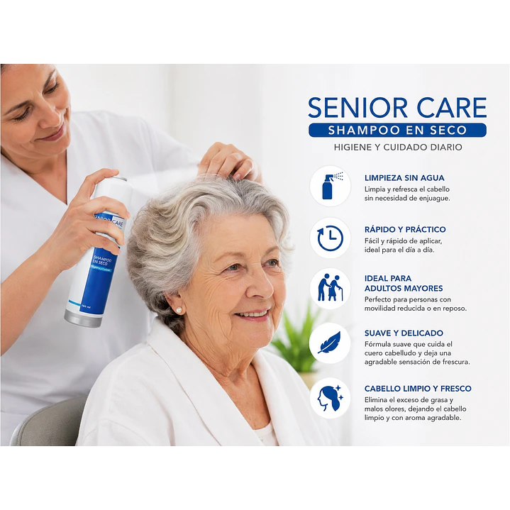 Senior Care Shampoo En Seco 160 Ml Caja X12 4