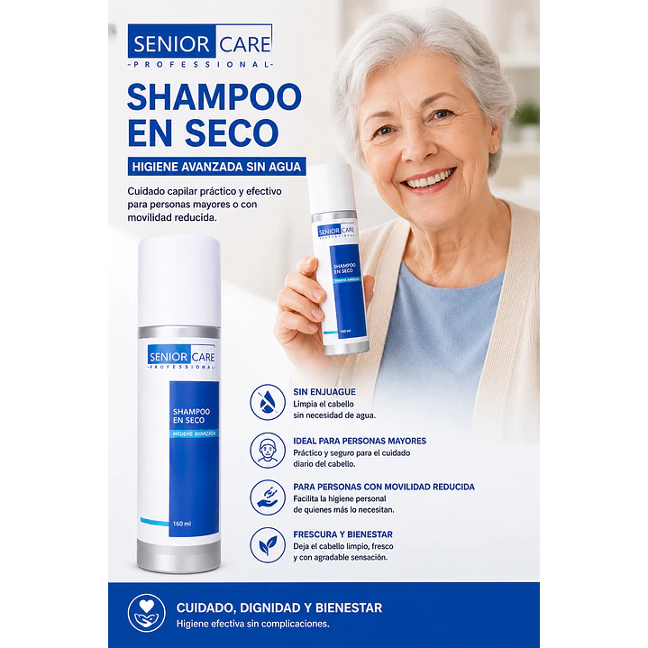 Senior Care Shampoo En Seco 160 Ml Caja X12 6