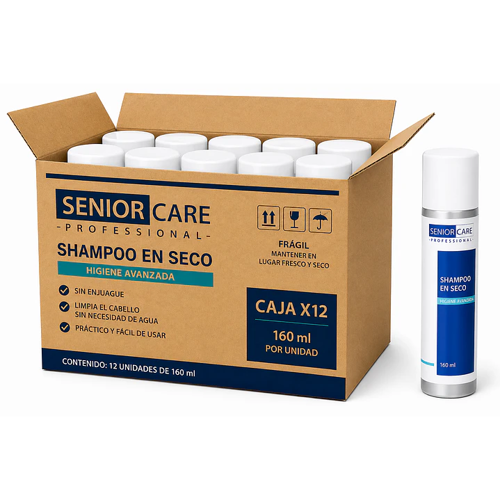 Senior Care Shampoo En Seco 160 Ml Caja X12 1