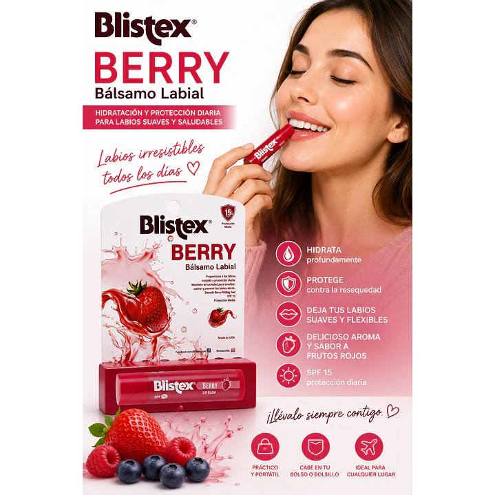 Blistex Berry Balsamo Labial 15 G 4