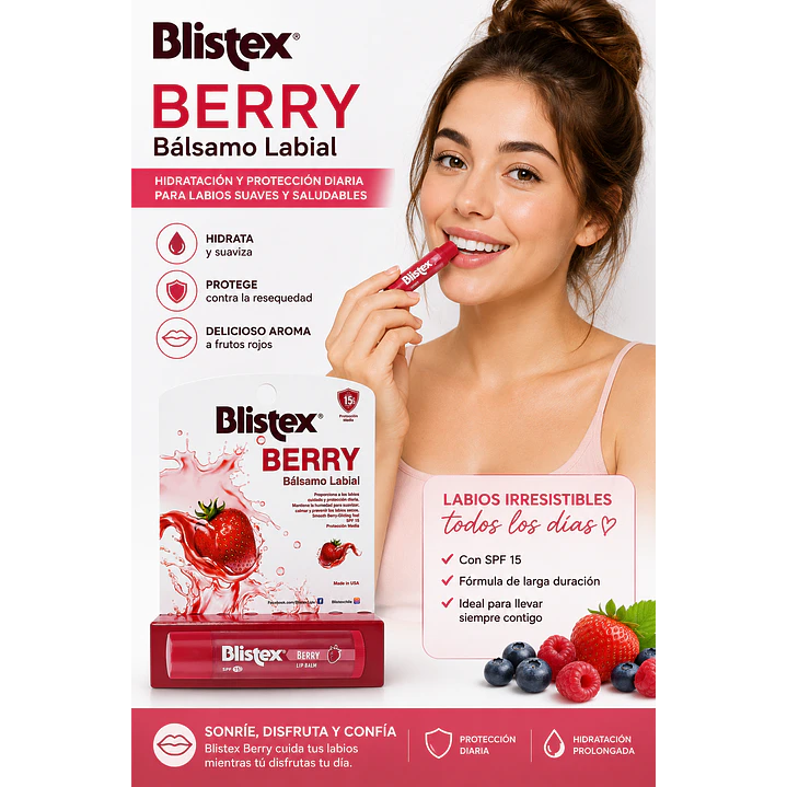 Blistex Berry Balsamo Labial 15 G 5