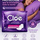 Cloe Toallas Higiénicas Nocturnas Ultrafina Con Alas X7 Unid  - Miniatura 4
