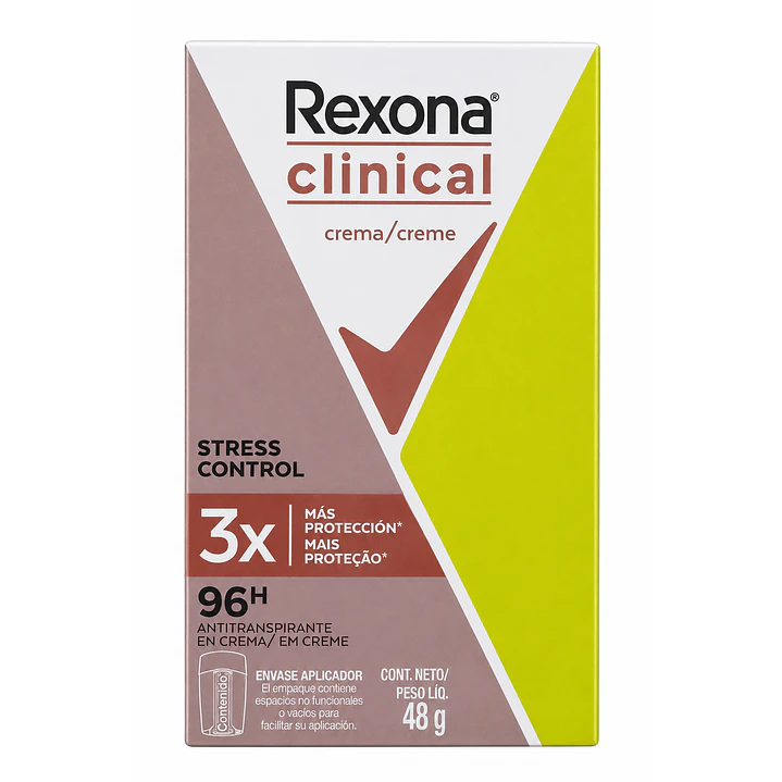 Rexona Clinical Mujer Desodorante Stress Control 96h 48Gr 3