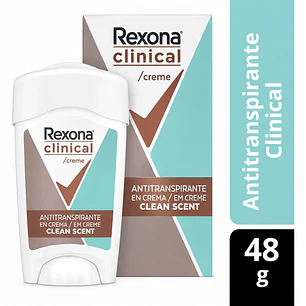 Rexona Clinical Desodorante en Crema Cleant Scent 96h 48Gr