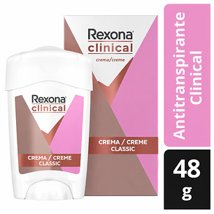 Rexona Clinical Classic Desodorante Crema 96h 48Gr