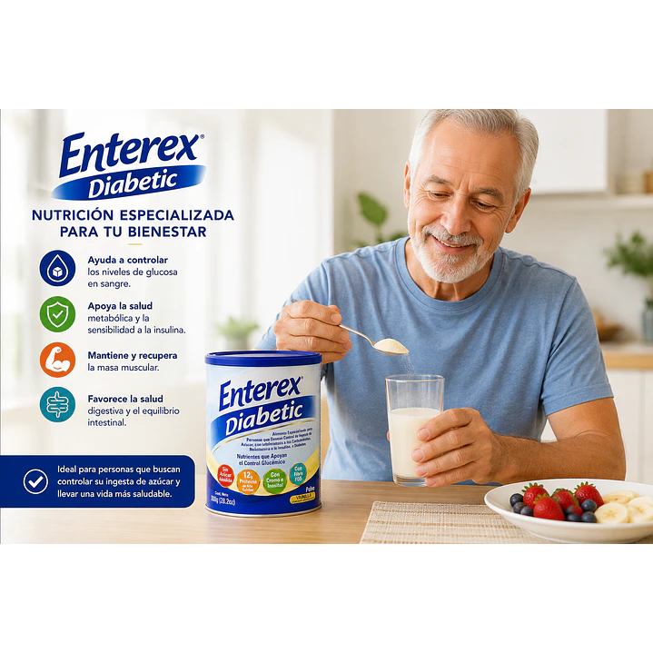 Enterex Diabetic Vainilla 800Gr 2
