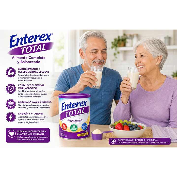 Enterex Total Vainilla 800Gr 2