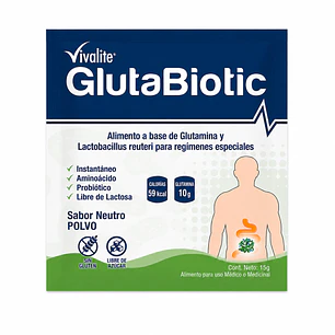Vivalite GlutaBiotic Restaurador Intestinal 15Gr