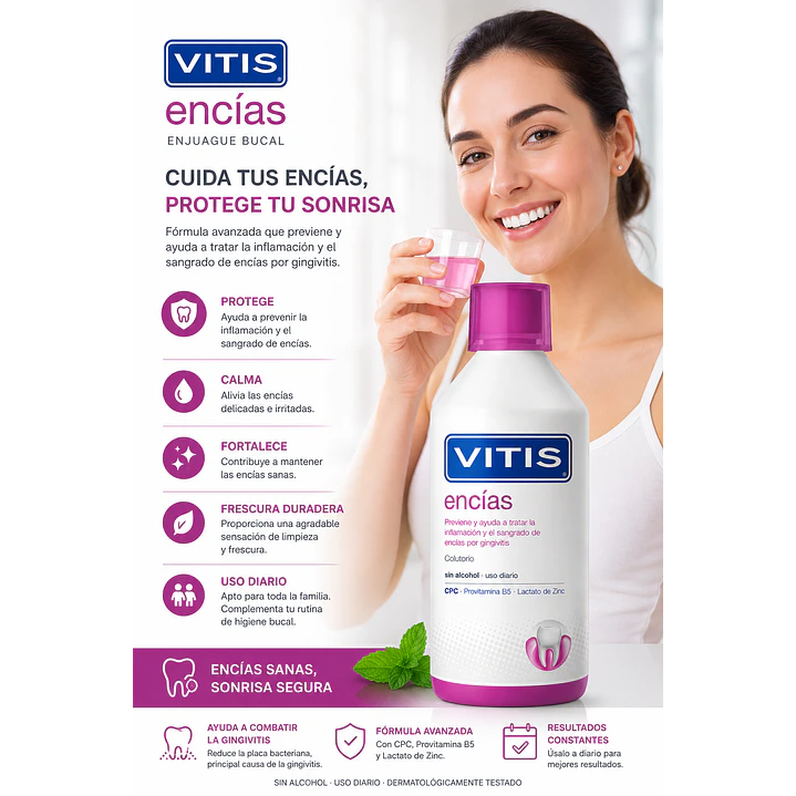  Enjuague Bucal Vitis Encías 500 Ml 3