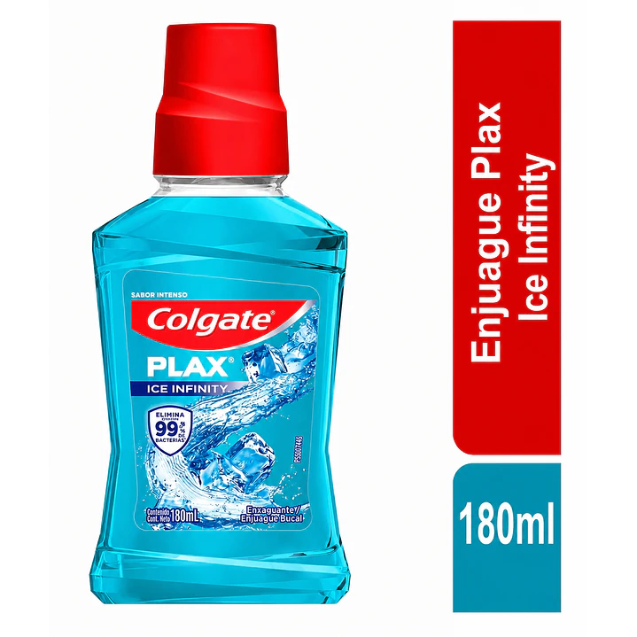 Colgate Plax Ice Infinity Enjuague Bucal 180 Ml 1
