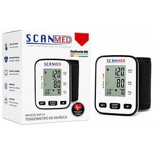 Tensiometro Toma Presion Muñeca Scanmed Bsp-21