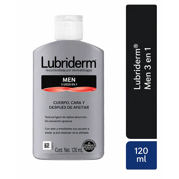 Lubriderm Men Crema Humectante 120 Ml 2