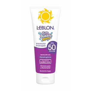 Leblon Kids Bubble Gum FPS 50 Protecor Solar 190 G