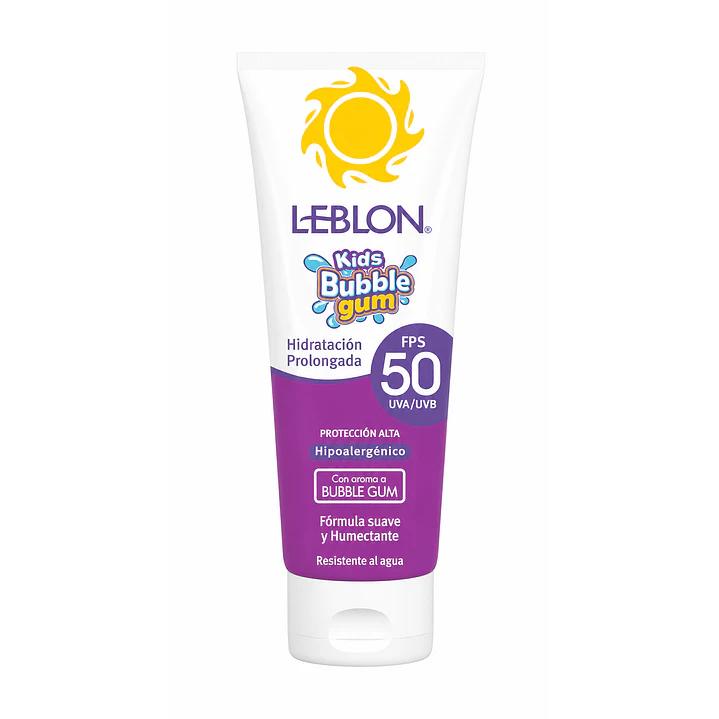 Bloqueador Solar Leblon  Kids Bubble Gum 190G  Fps 50  1
