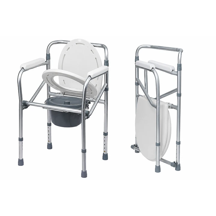 Inodoro Cromado Vitality Tipo Guardian Baño Portatil Plegable 2