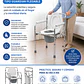 Inodoro Cromado Vitality Tipo Guardian Baño Portatil Plegable - Miniatura 5