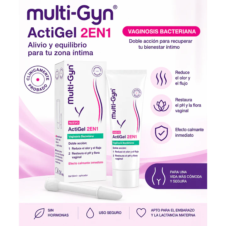Gel Vaginal MultiGyn Actigel 50 Ml 3