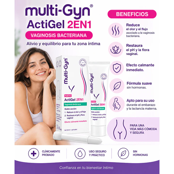Gel Vaginal MultiGyn Actigel 50 Ml 4