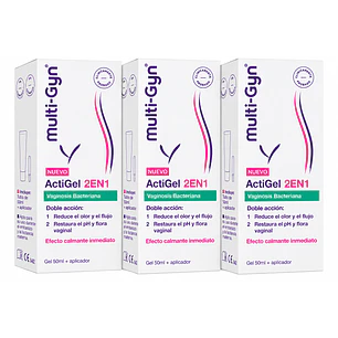 Gel Vaginal MultiGyn Actigel 50 ml Pack X3