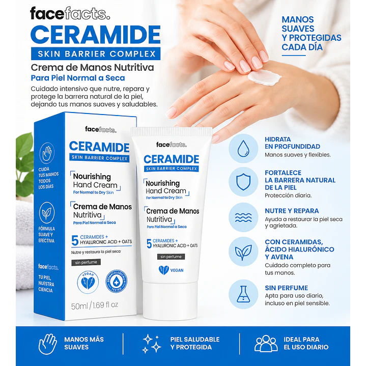 Ceramide Crema De Mano Nutritiva 50Ml  7
