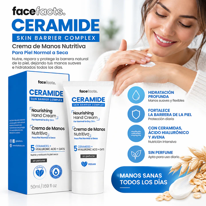 Ceramide Crema De Mano Nutritiva 50Ml  4
