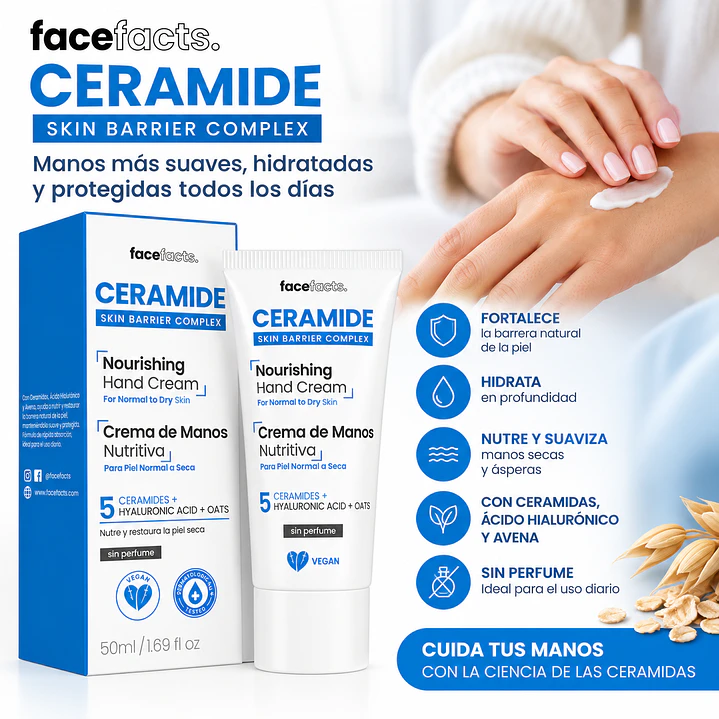 Ceramide Crema De Mano Nutritiva 50Ml  6