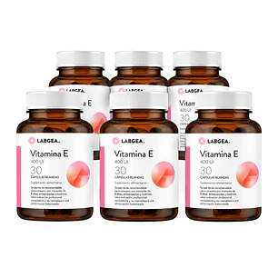 Vitamina E 400 UI Labgea 30 Cápsulas Blandas Pack X6