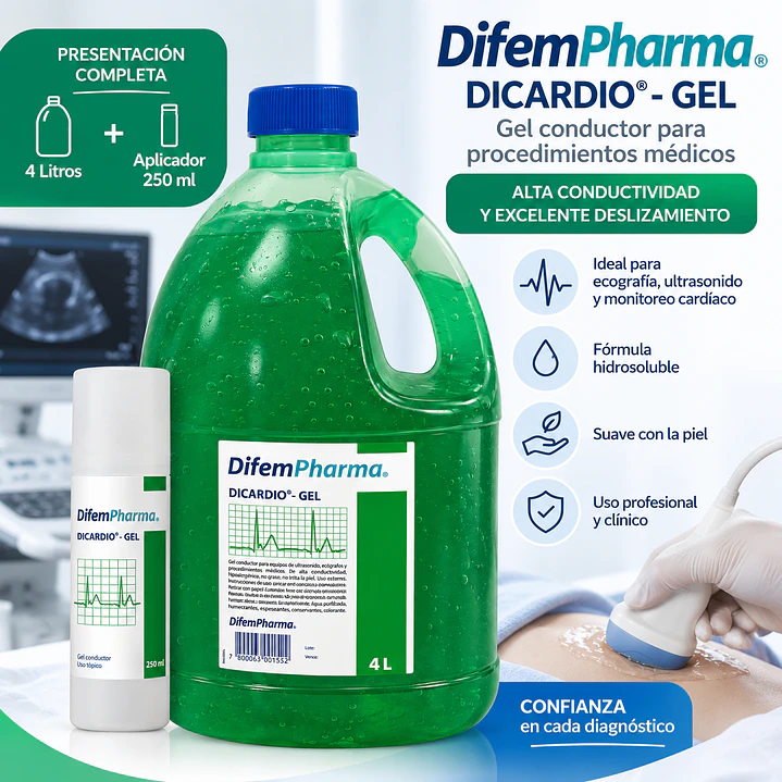 Dicardio Gel 4 Litros + Aplicador 250 Ml 4