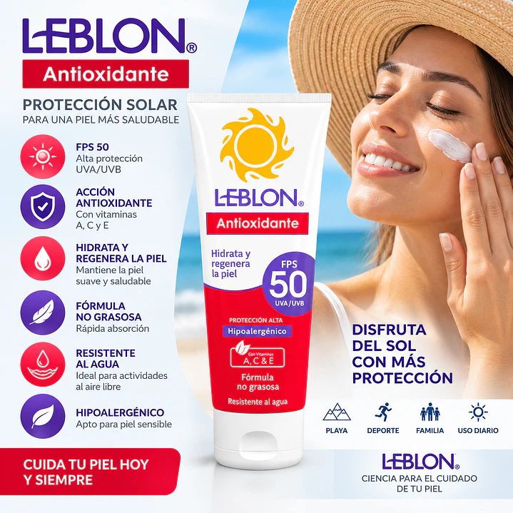 Leblon Protector Solar Antioxidante Fps 50 190 G 2