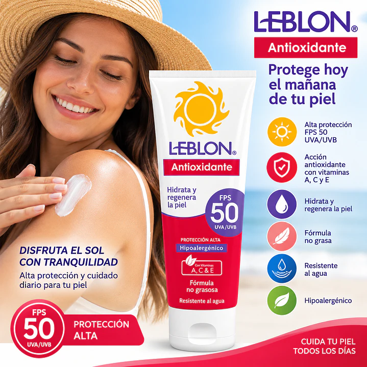 Leblon Protector Solar Antioxidante Fps 50 190 G 3
