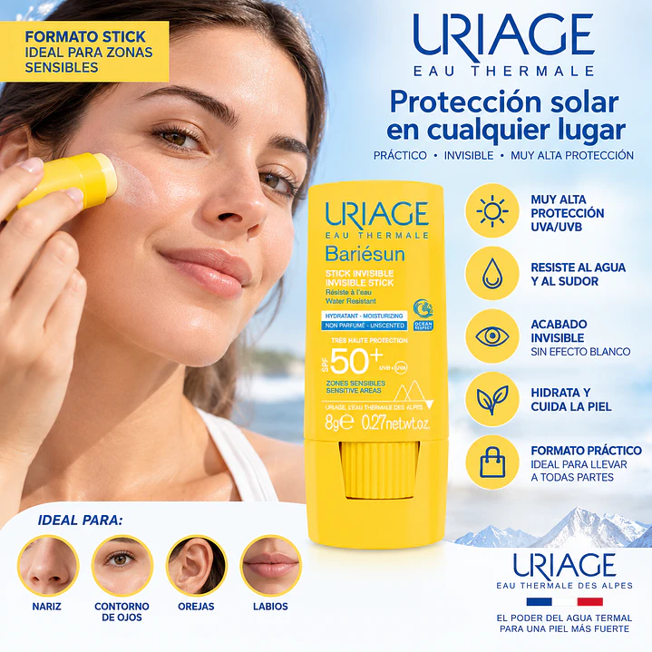 Bariesun Stick Invisible Spf50+ 8gr De Uriage 5
