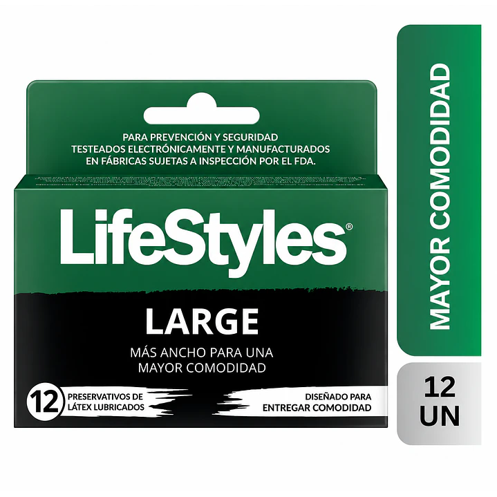 Preservativos LifeStyles Large Caja X12 2