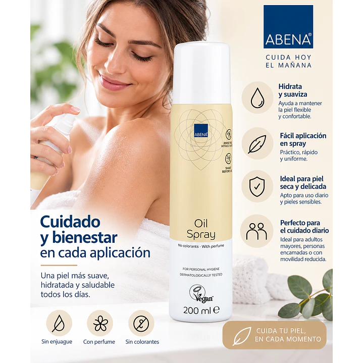 Aceite en Spray Abena 200 Ml  3