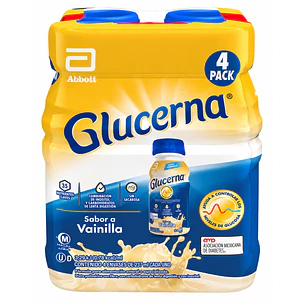 Pack Glucerna 237 mL Sabor Vainilla – Suplemento Nutricional para Control de Glucosa