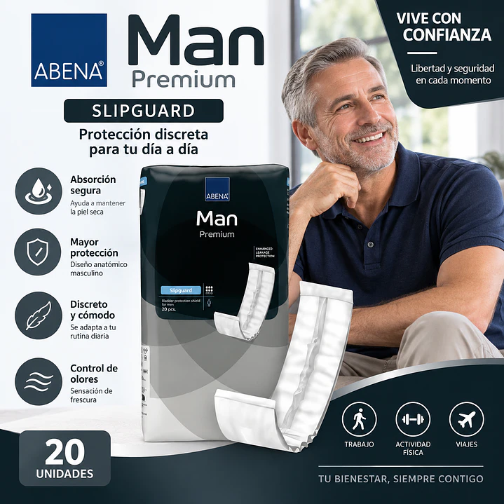 Abena Man Premium Slipguard X20 Unidad  2