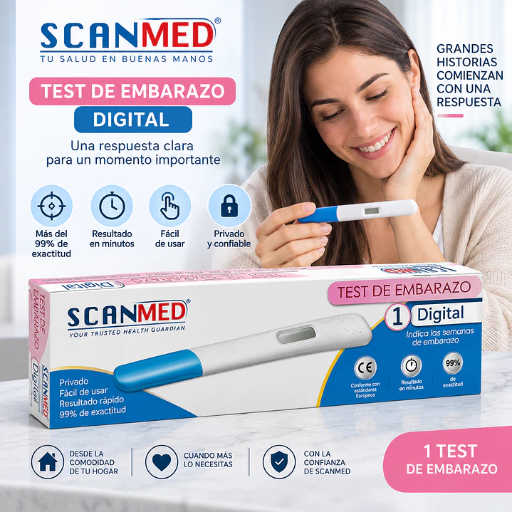  Test de Embarazo Digital Scanmed  2