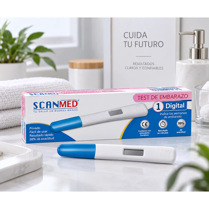  Test de Embarazo Digital Scanmed  5
