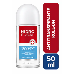 Desodorante Hidrofugal Classic Antitranspirante Roll On 50 Ml 