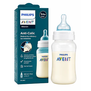 Mamadera Anticólico Philips Avent Classic+ 260 Ml +1 Mes
